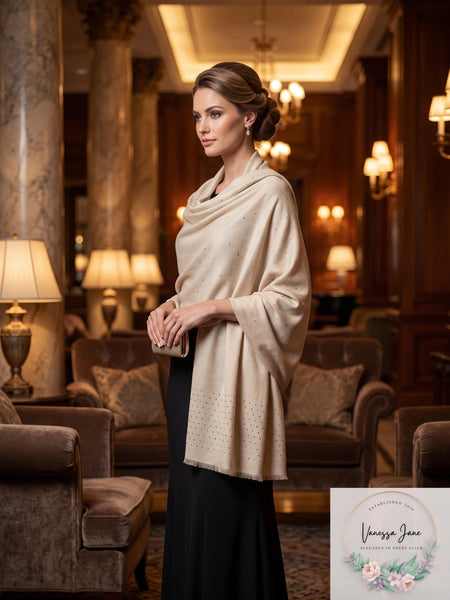 Inc Gemstone Wrap Belevdere Cream