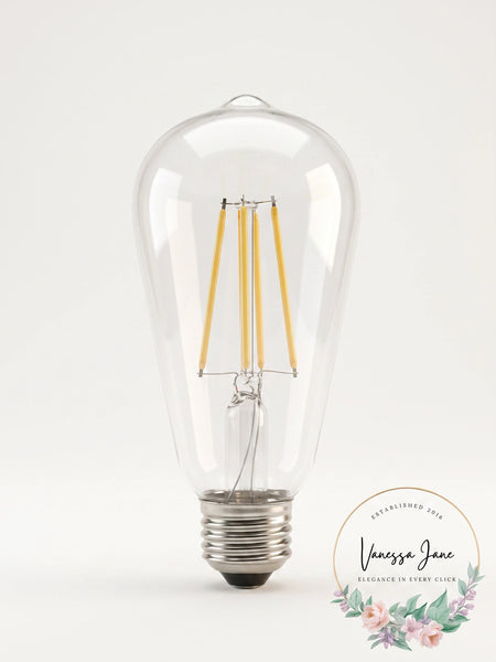 Progress Lighting Single 7 Watt Dimmable ST19 Medium (E26) LED Bulb