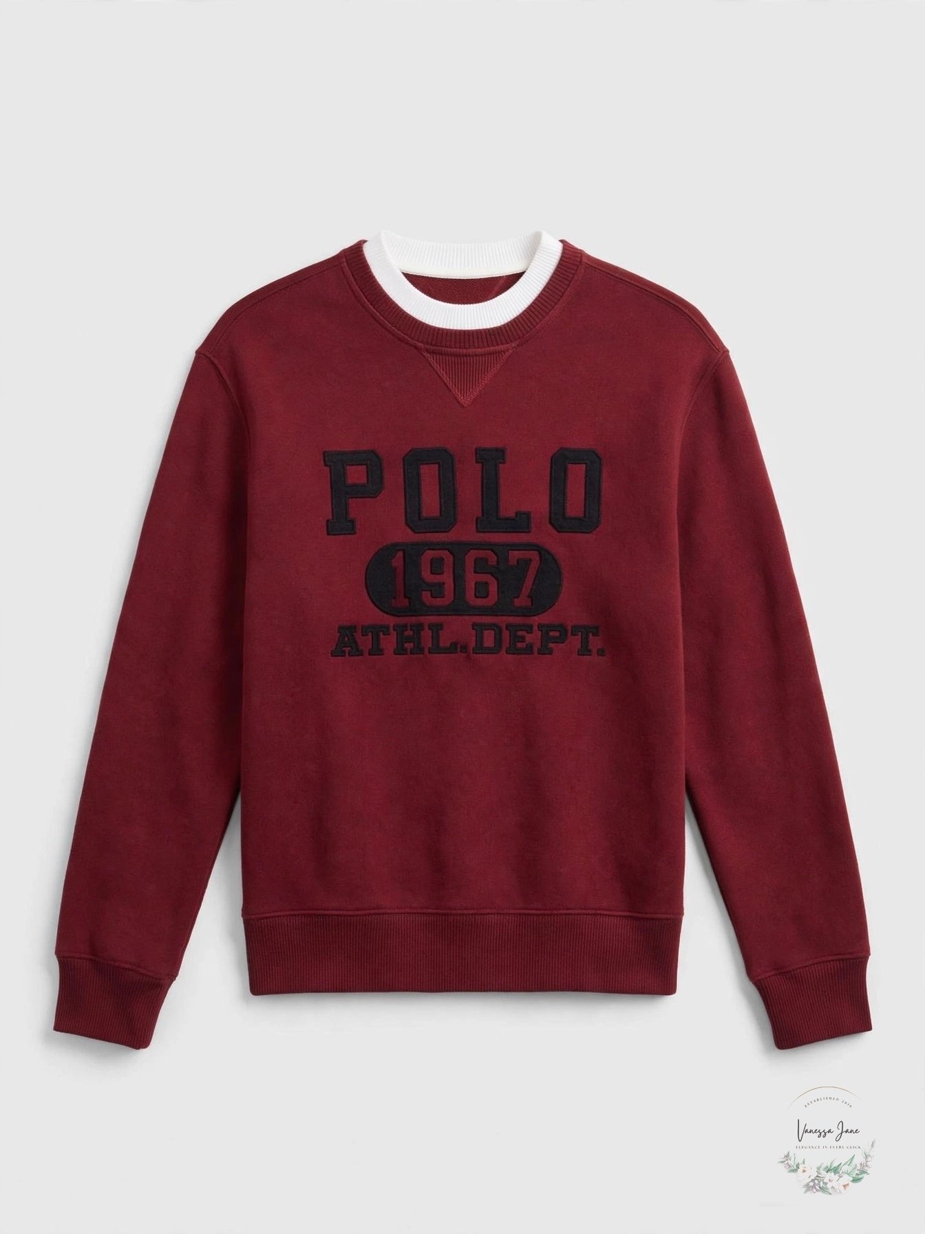 Polo Ralph Lauren Mens Graphic Sweater Classic Wine Size XS