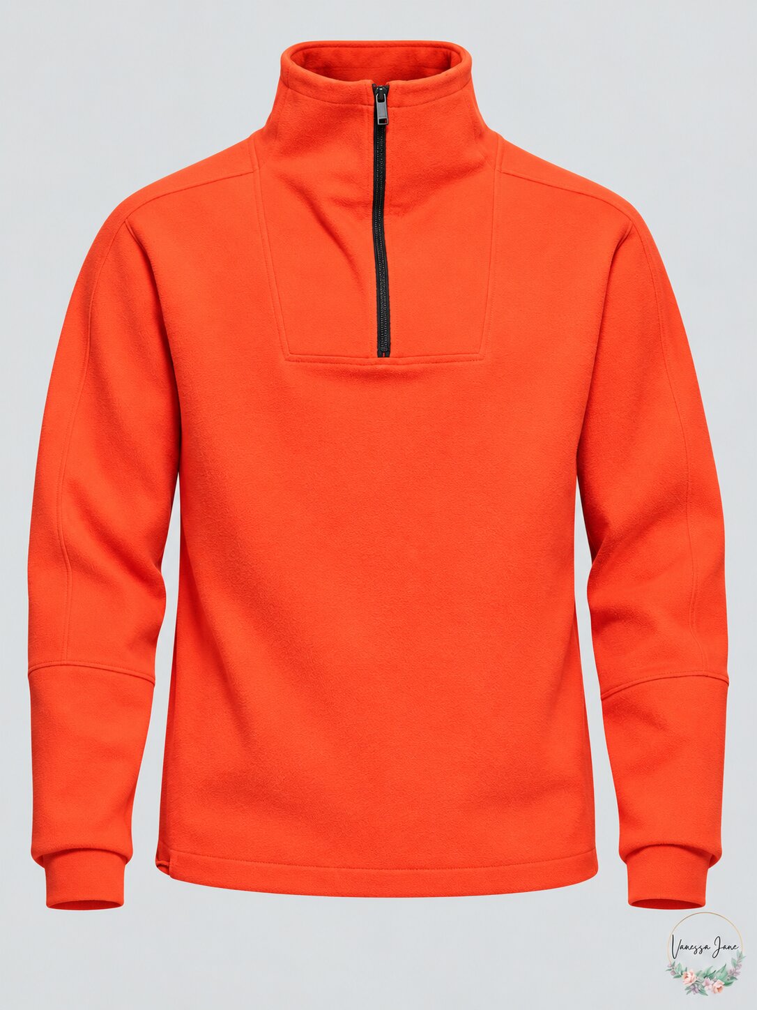 DKNY Mens Drop-Shoulder 1/4-Zip Funnel-Neck Sweatshirt, Size Medium