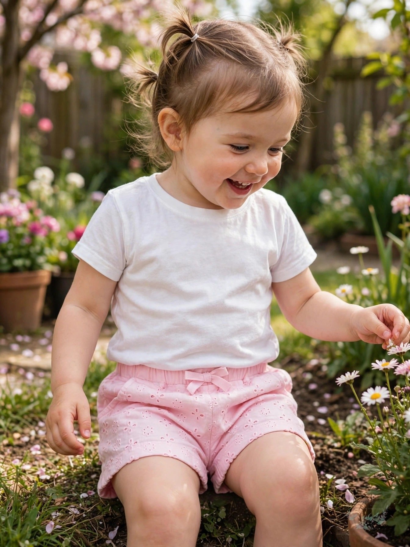 First Impressions Baby Girls Bubble Shorts