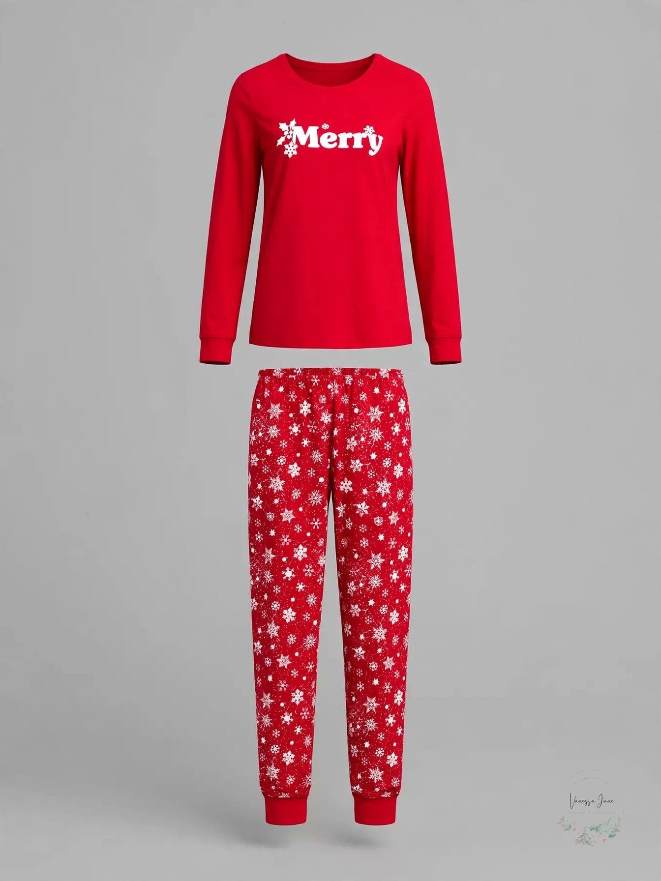 Family Pajamas Womens Snowflake Mix It Set