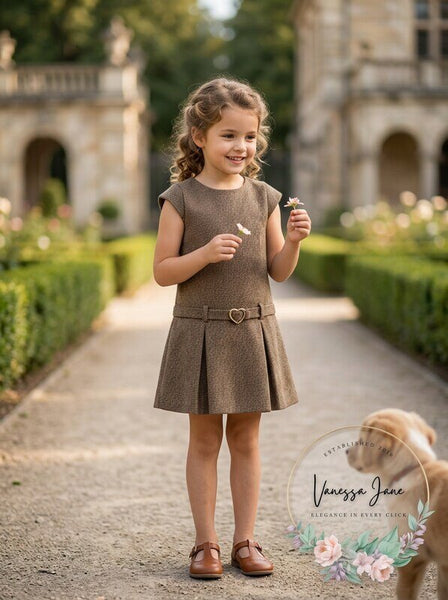 Old Navy Girls Dress, Size 4T/Brown