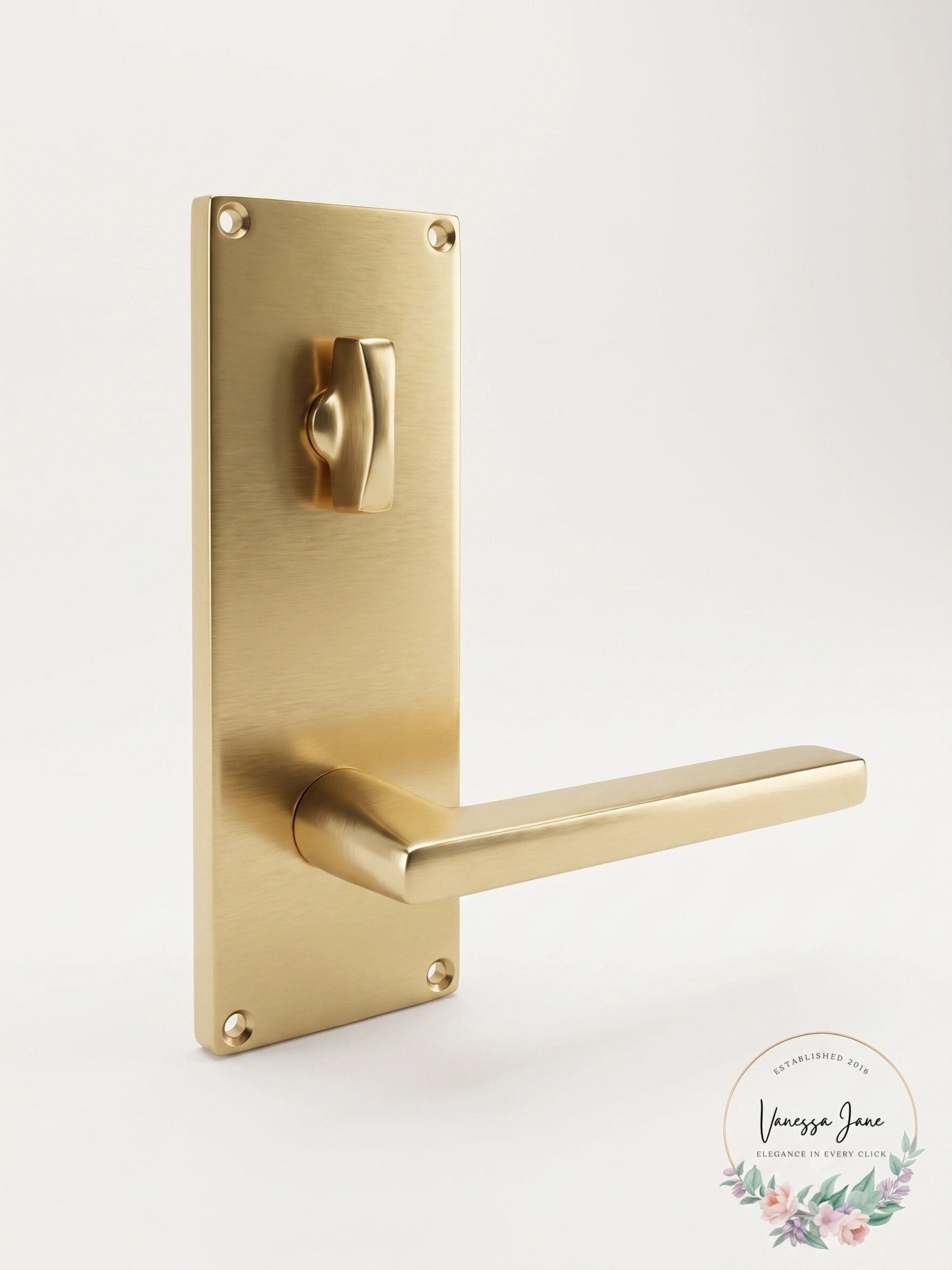 Emtek Replacement 7 in Single Side Plate with Helios Lever