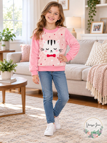 Evy of California Toddler Girls Unicorn Sweatshirt