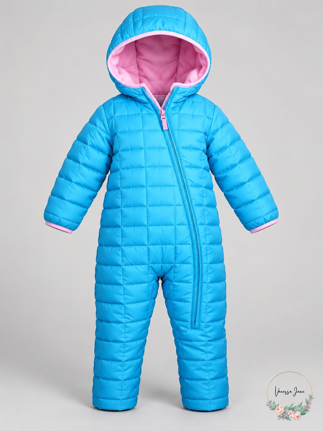 Snozu Infant Toddler Baby Childs Hooded Snowsuit, 3-6 Months