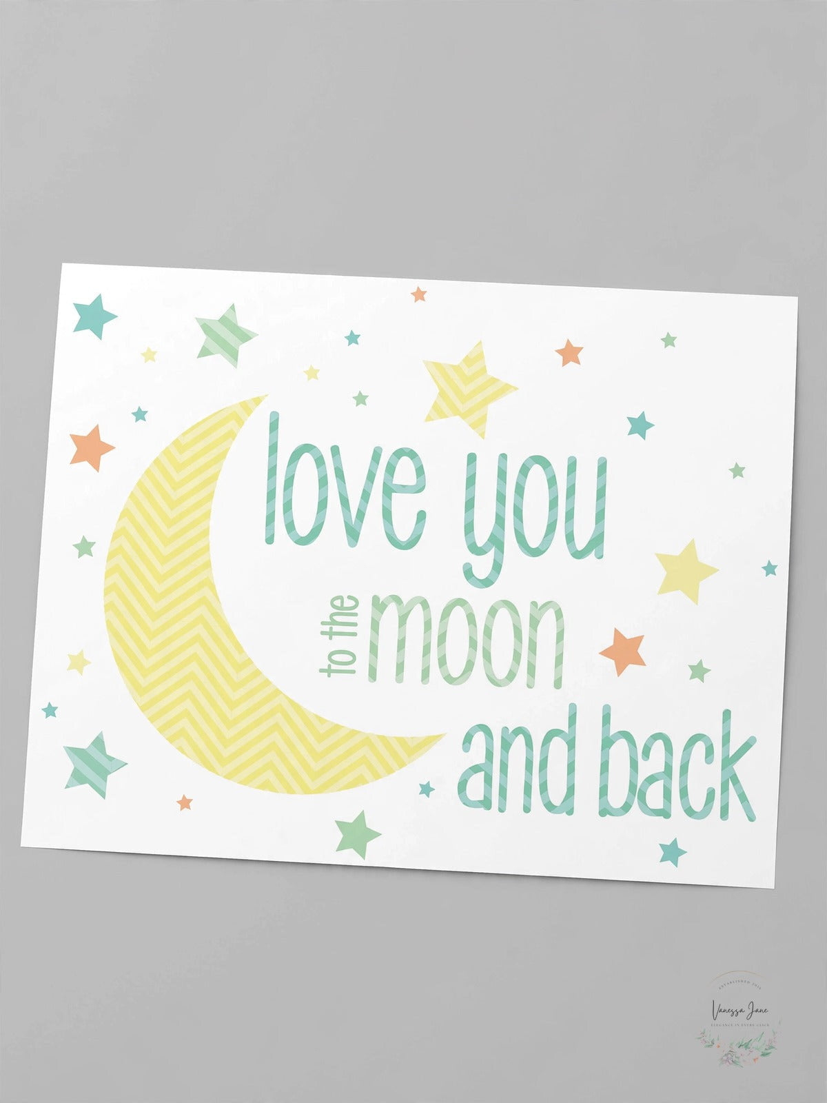 WallPops I Love You to the Moon Wall Wishes