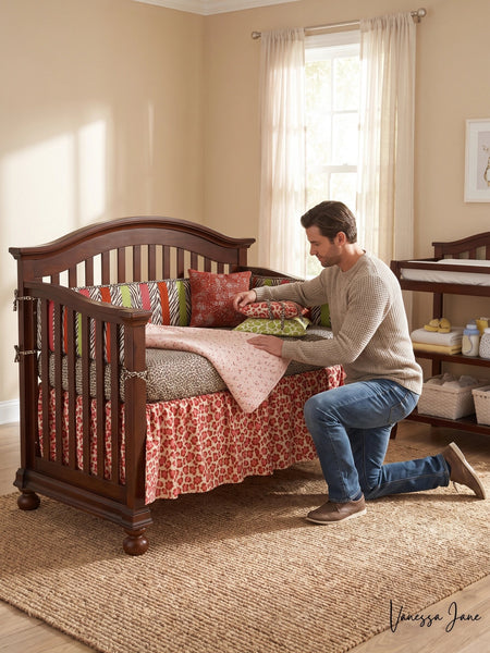 Cotton Tale Here Kitty Kitty 6pc Crib Bedding Set