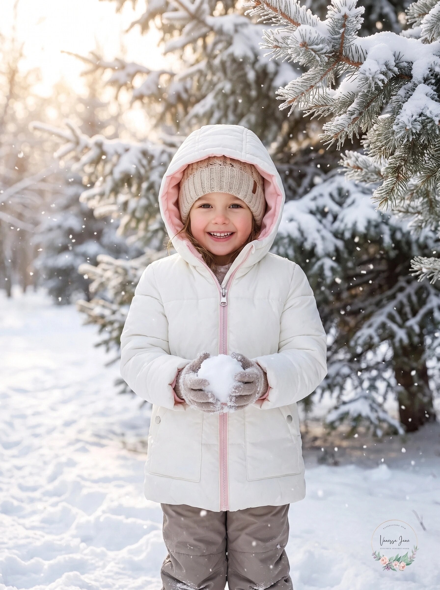 Michael Kors Baby Girls Hooded Stadium Puffer Jacket, 12-18 Months