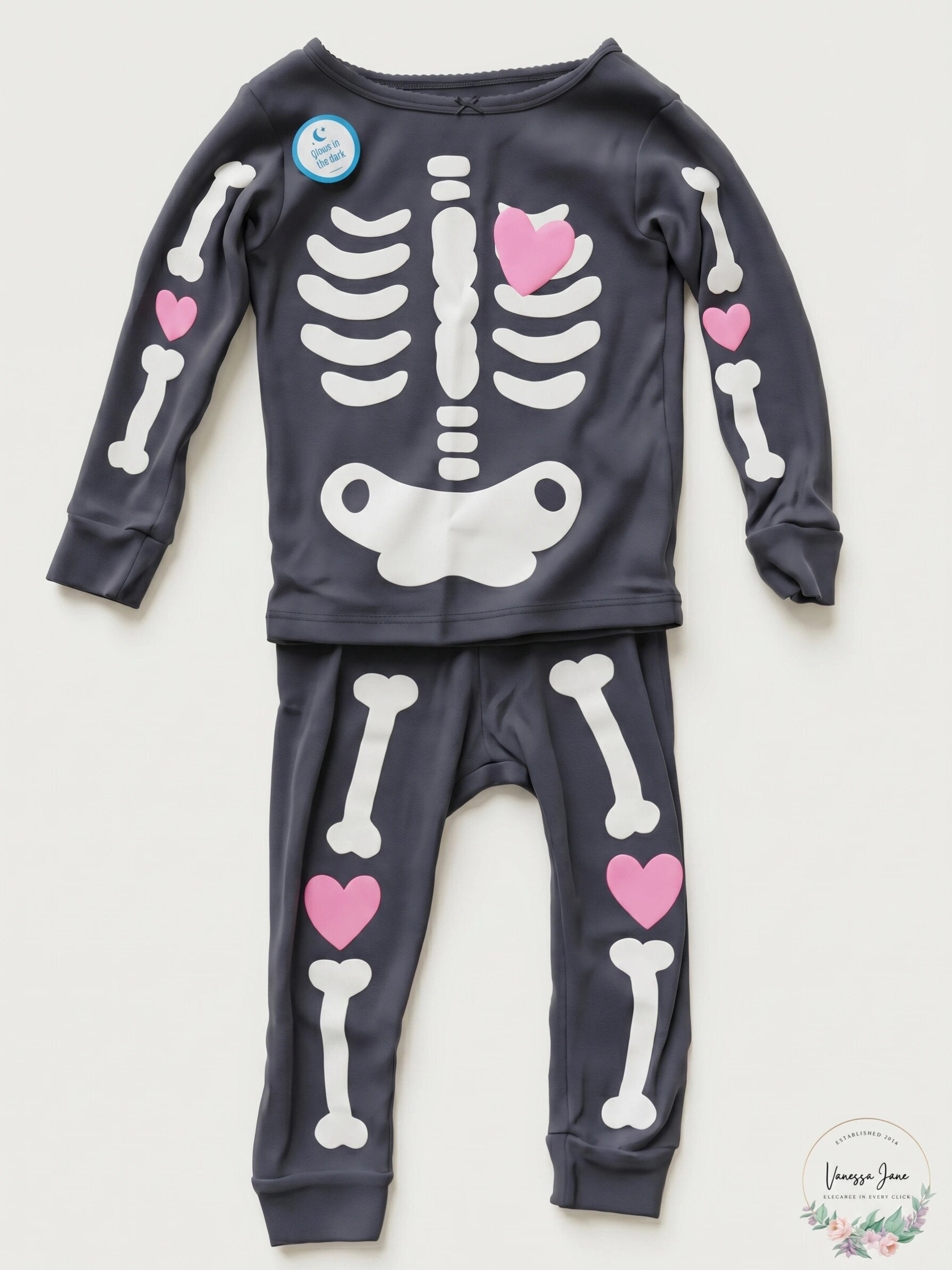 Carters Girls Sleep Bottoms Print Pajama Set, Size 24 Months