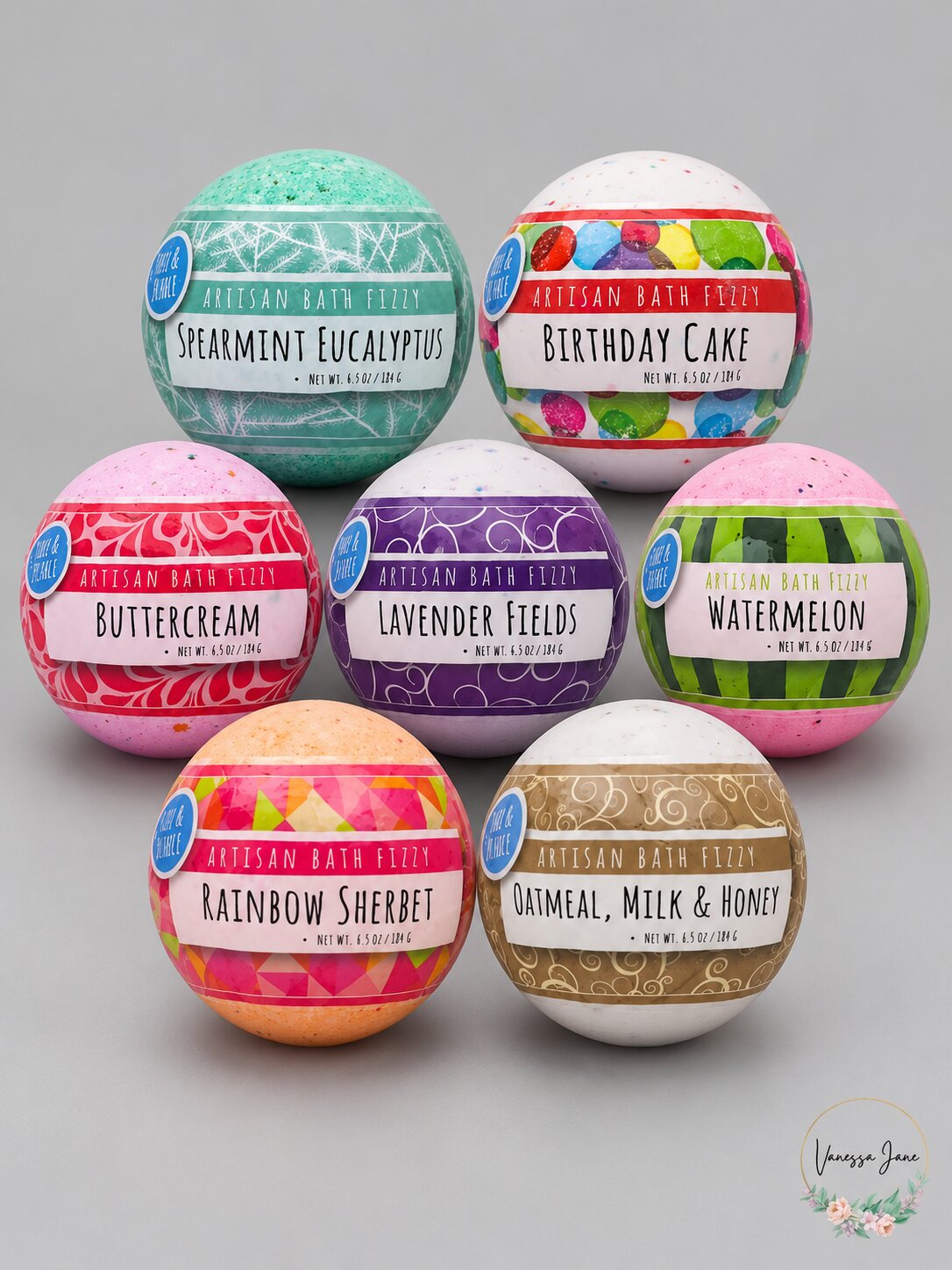Fizz & Bubble artisan bath fizzy bubble bath bomb- New / Sealed