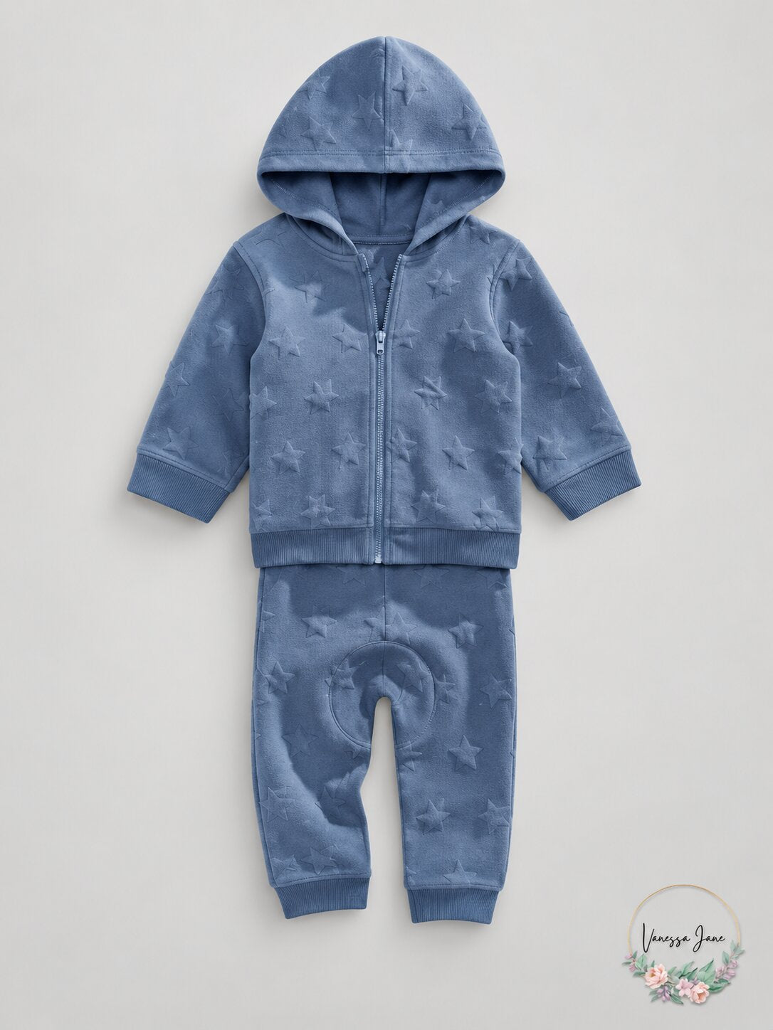 First Impressions Baby Boys 2-Pc. Star Hoodie and Jogger Pants Set