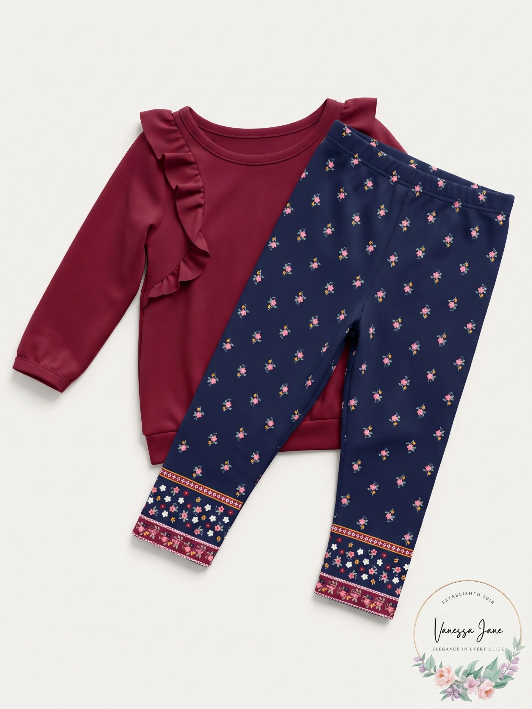 Carter's Baby Girls Top and Printed Leggings