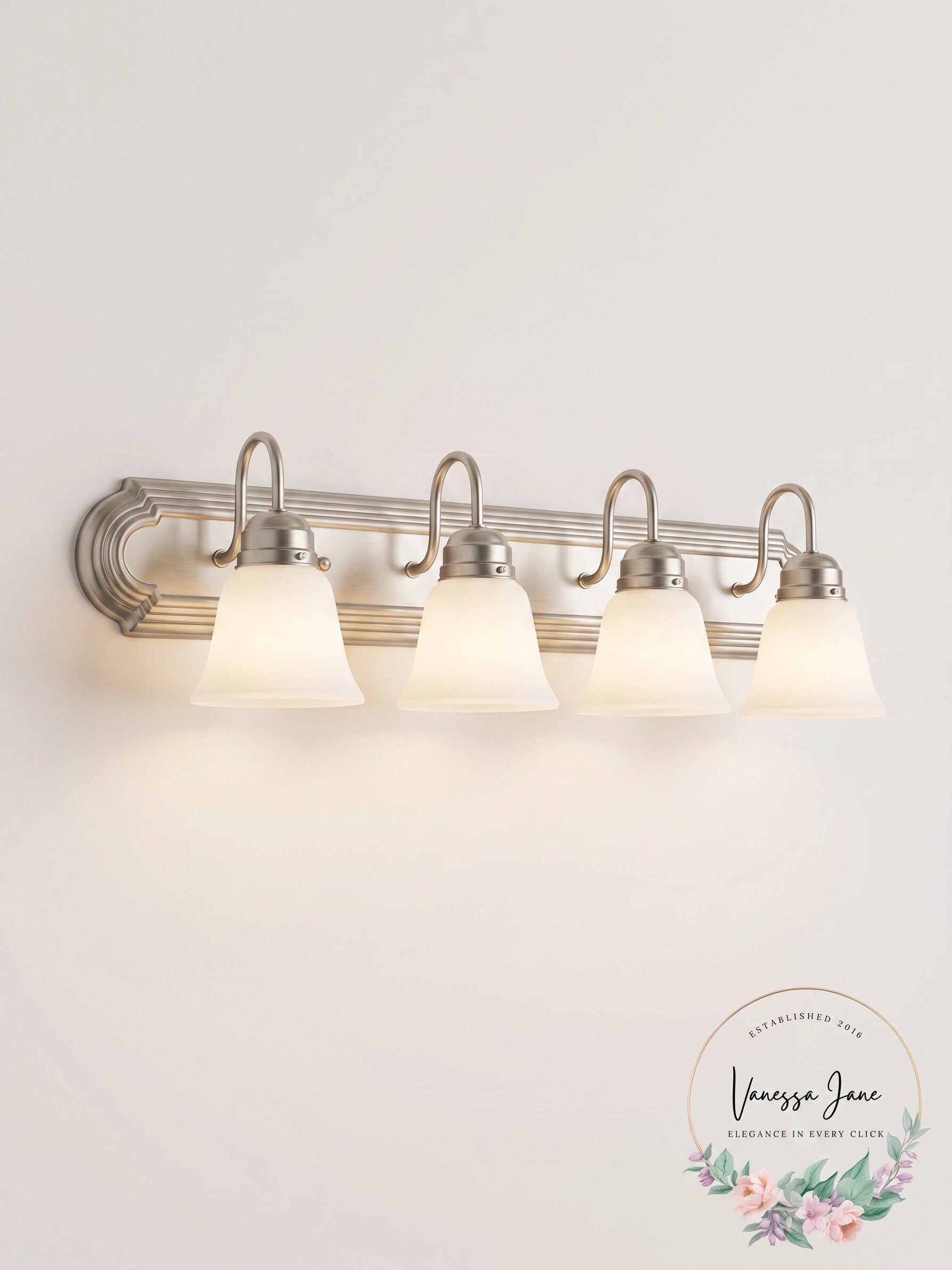 Kichler 4 Light Bathroom Vanity Light - 5338NIS