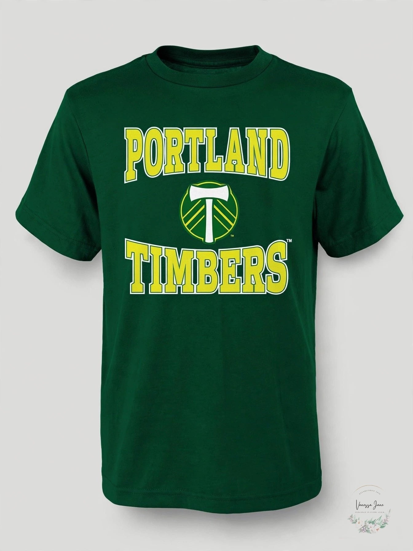 MLS Boys Portland Timbers Soccer Team T-Shirt Green Youth XL