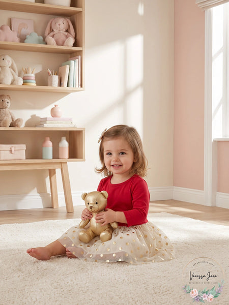 First Impressions Baby Girls Bow and Tulle Tutu Dress