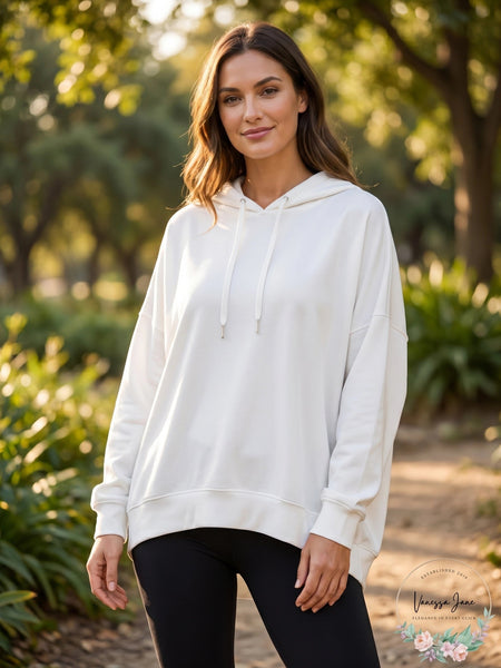 Style and Co Oversized Dolman-Sleeve Hoodie, Size XL
