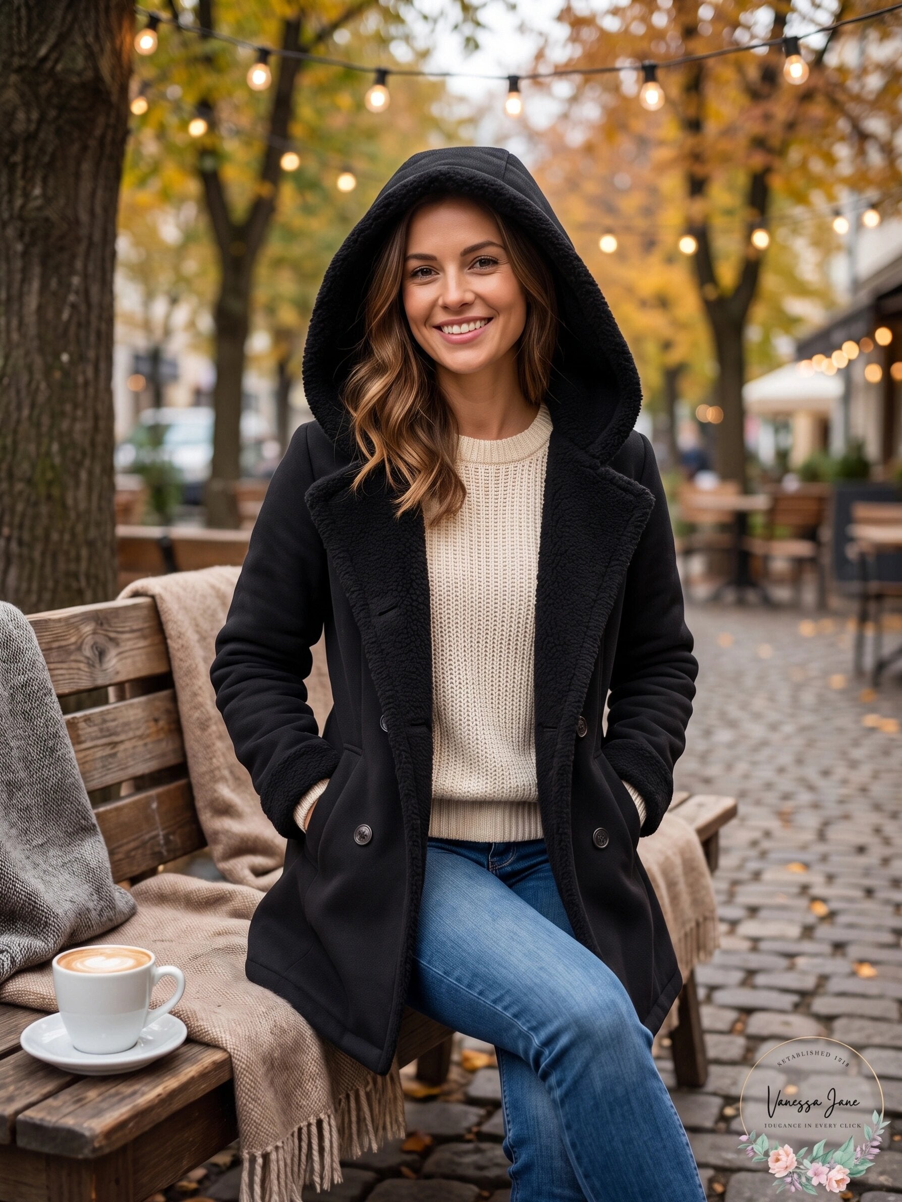 Ideology Womens Winter Faux Fur Jacket