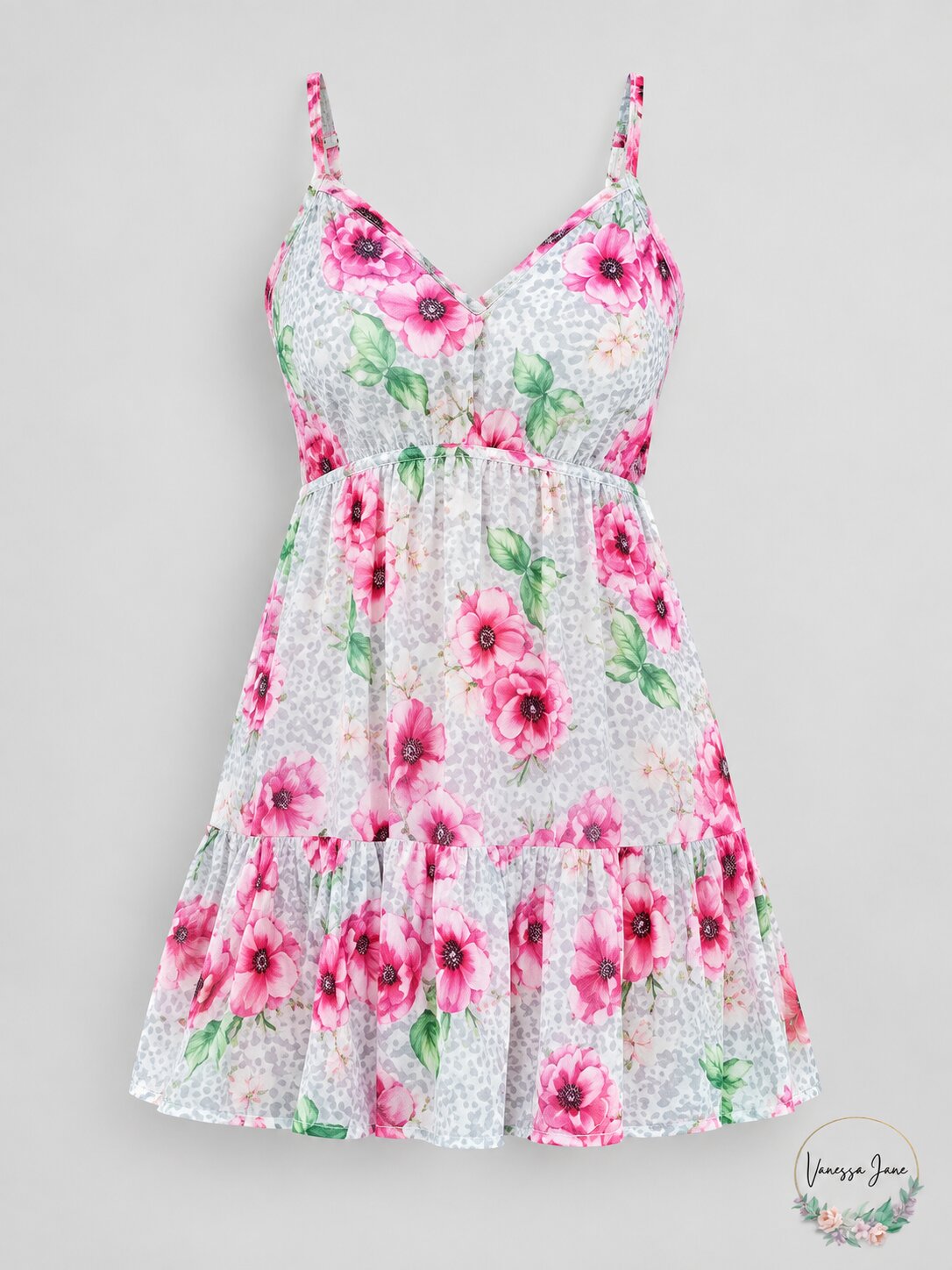 Miken Floral Multi Juniors Adjustable Floral-Print Cover-Up, XS