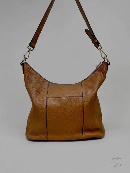 Michael Kors Brown Leather Shoulder Tote