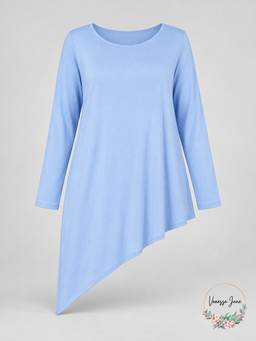 Ideology Plus Asymmetrical Hem Long Sleeve Athletic Top