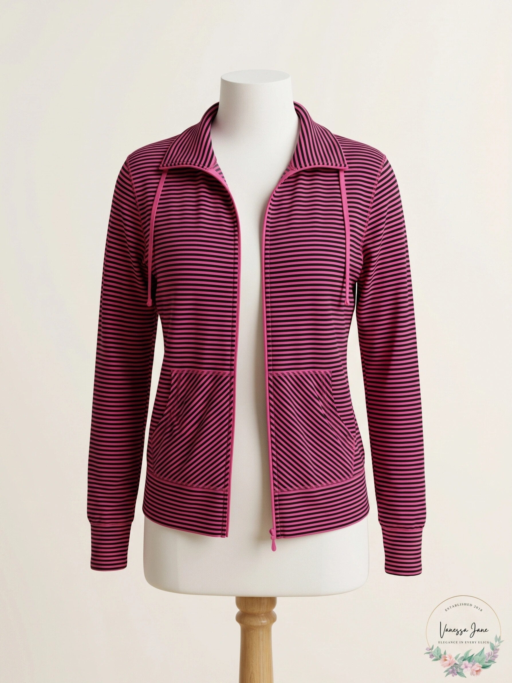 Silverware Pink Activewear womens  Sweatshirt, Size Small