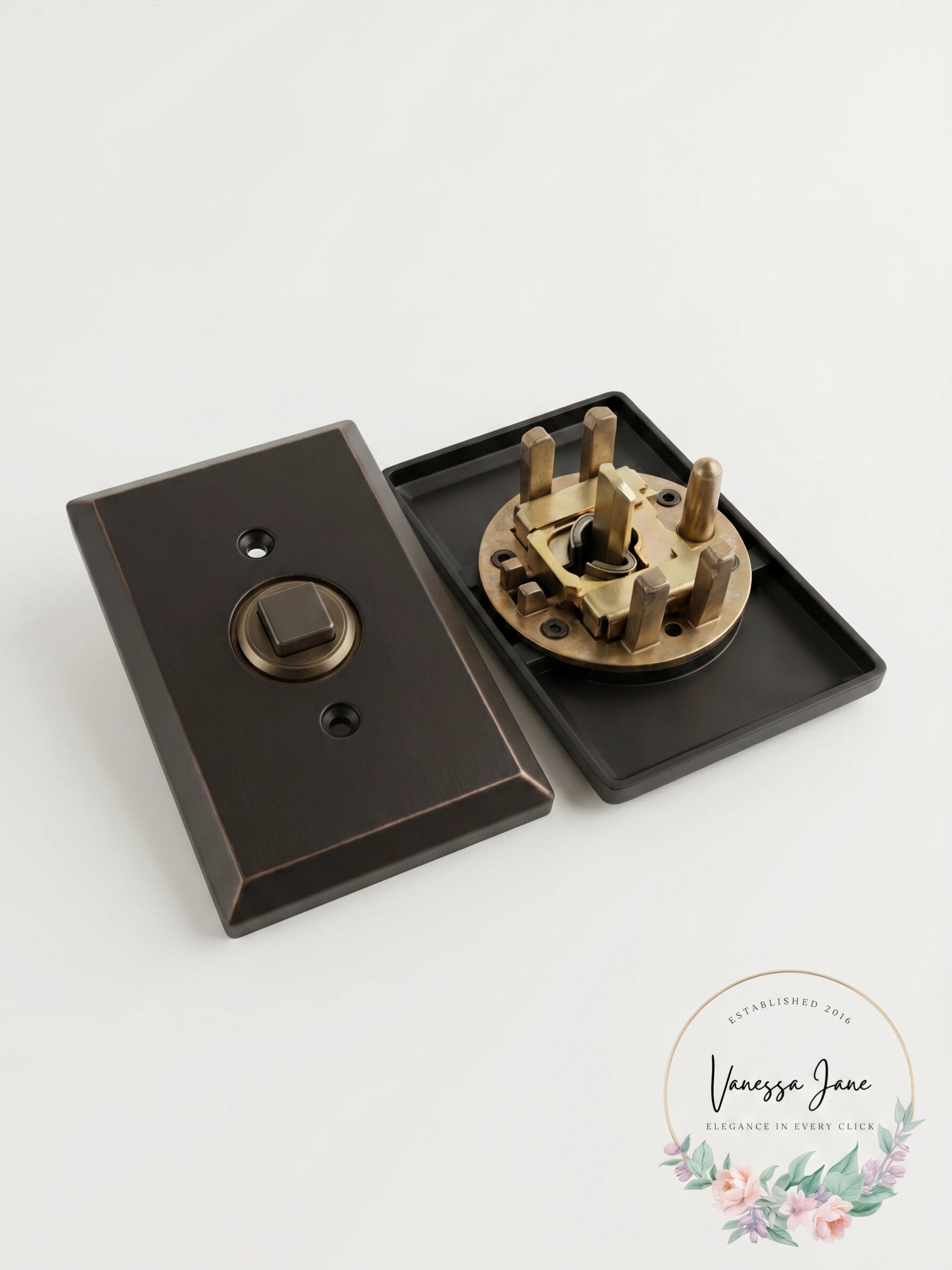 Emtek Replacement Single Side Sandcast Bronze No. 3 Rosette