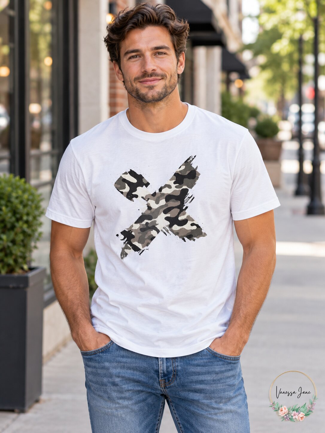 H4X Mens X Marks the Spot Logo Pocket T-Shirt, Size Small
