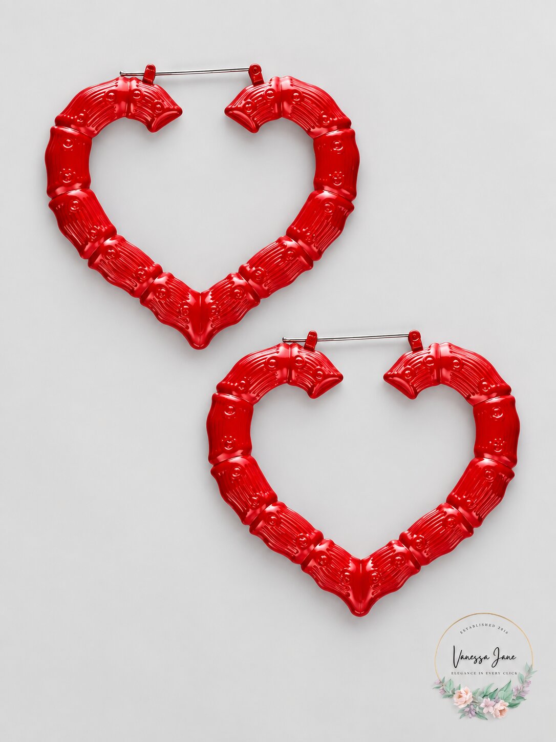 Thalia Sodi Heart Extra Large Hoop Earrings