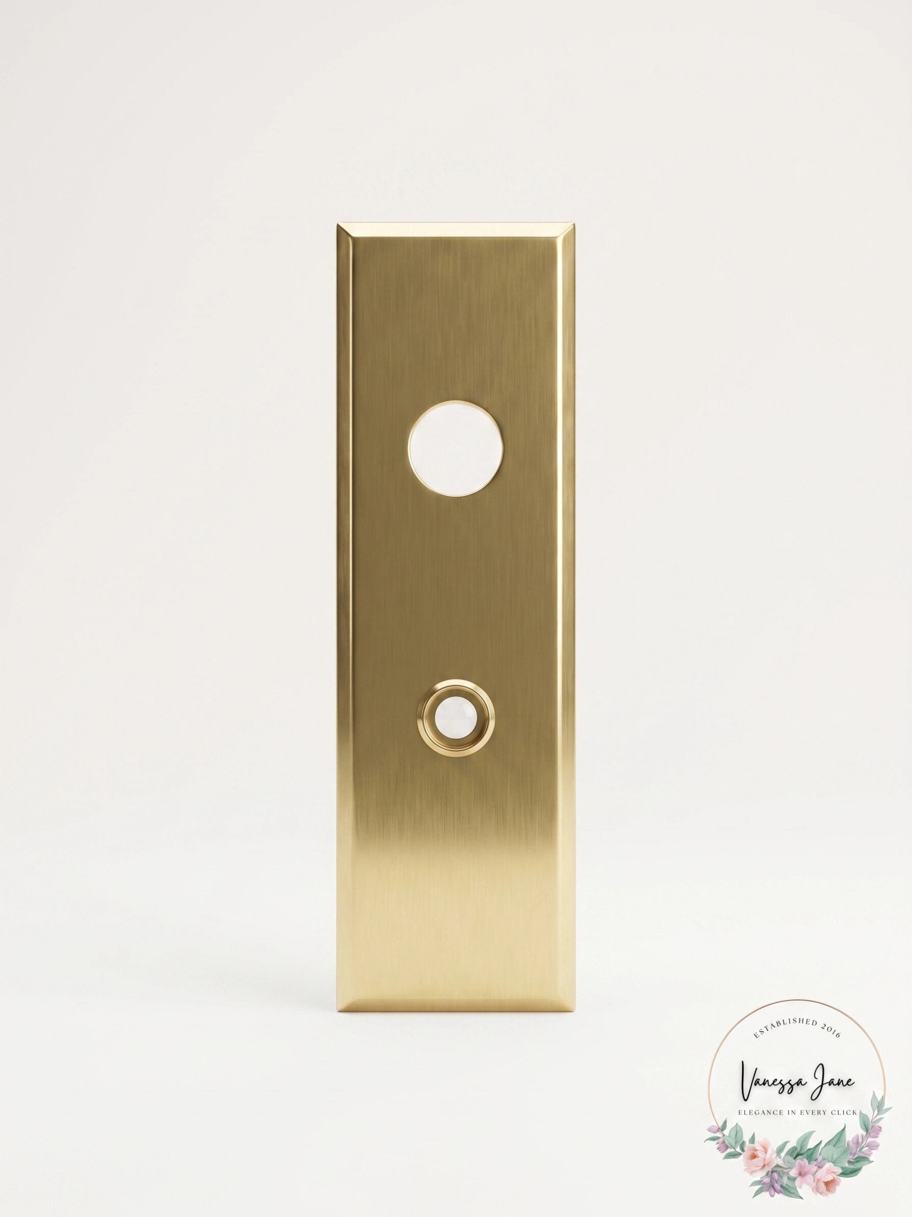 Emtek Replacement Quincy Plate for Single Point Sideplate Locks