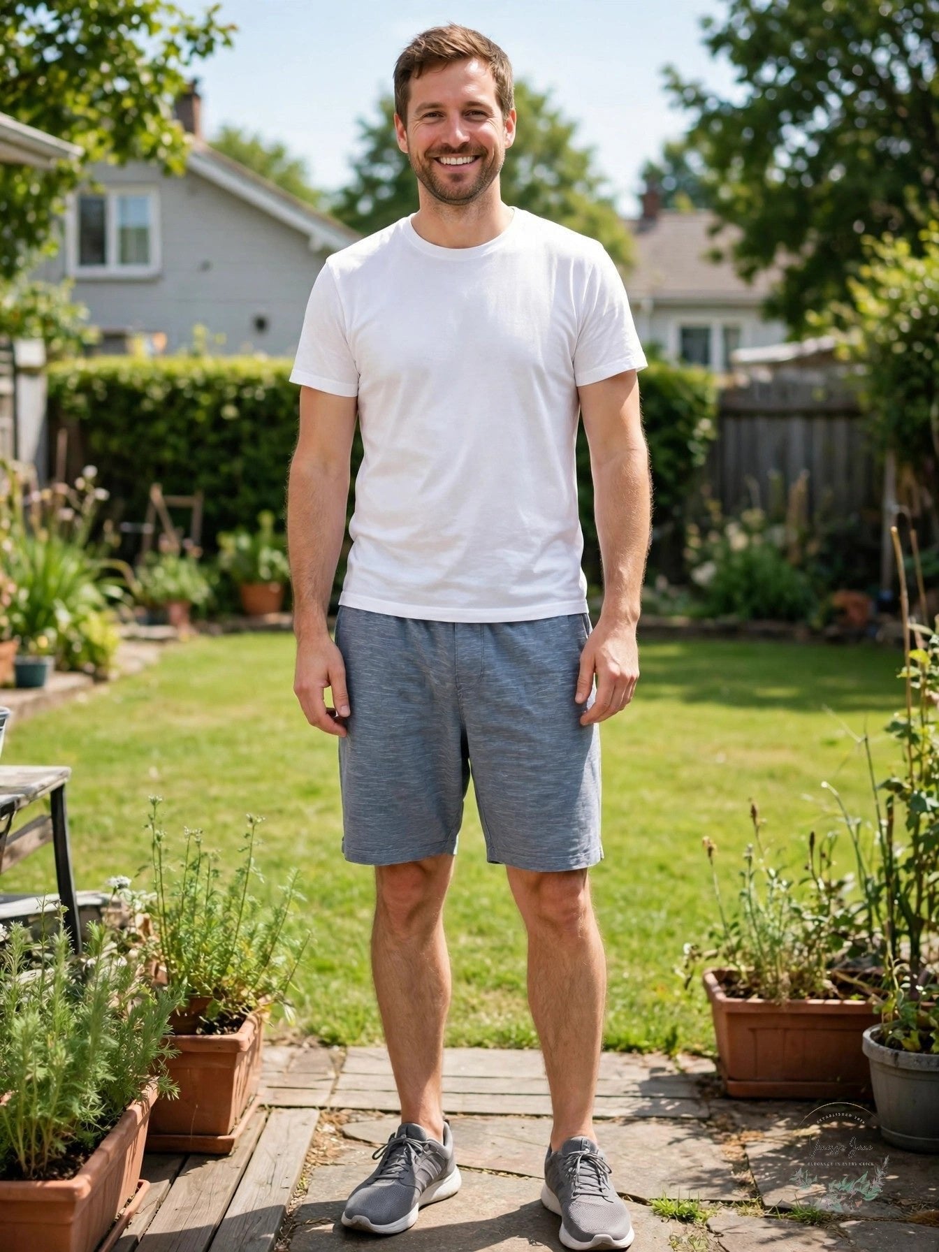 ATM Anthony Thomas Melillo Cotton Elastic Waistband Shorts, Size 2XL