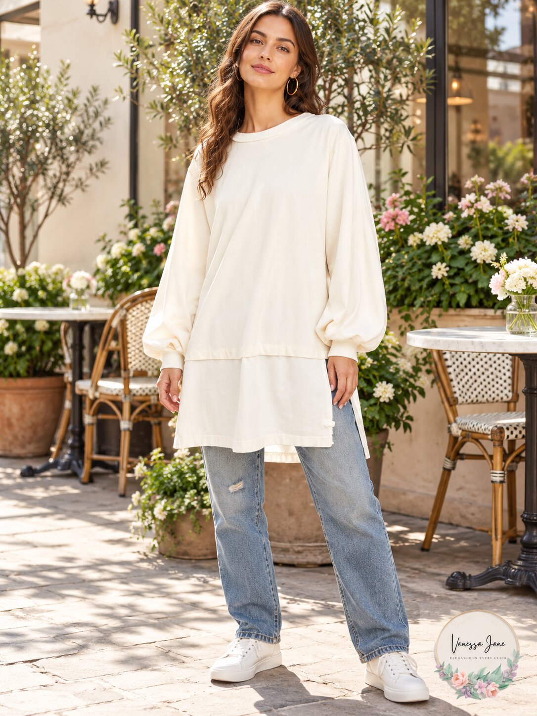 Free People Womens Stripe Oversize Shirt, Size Small