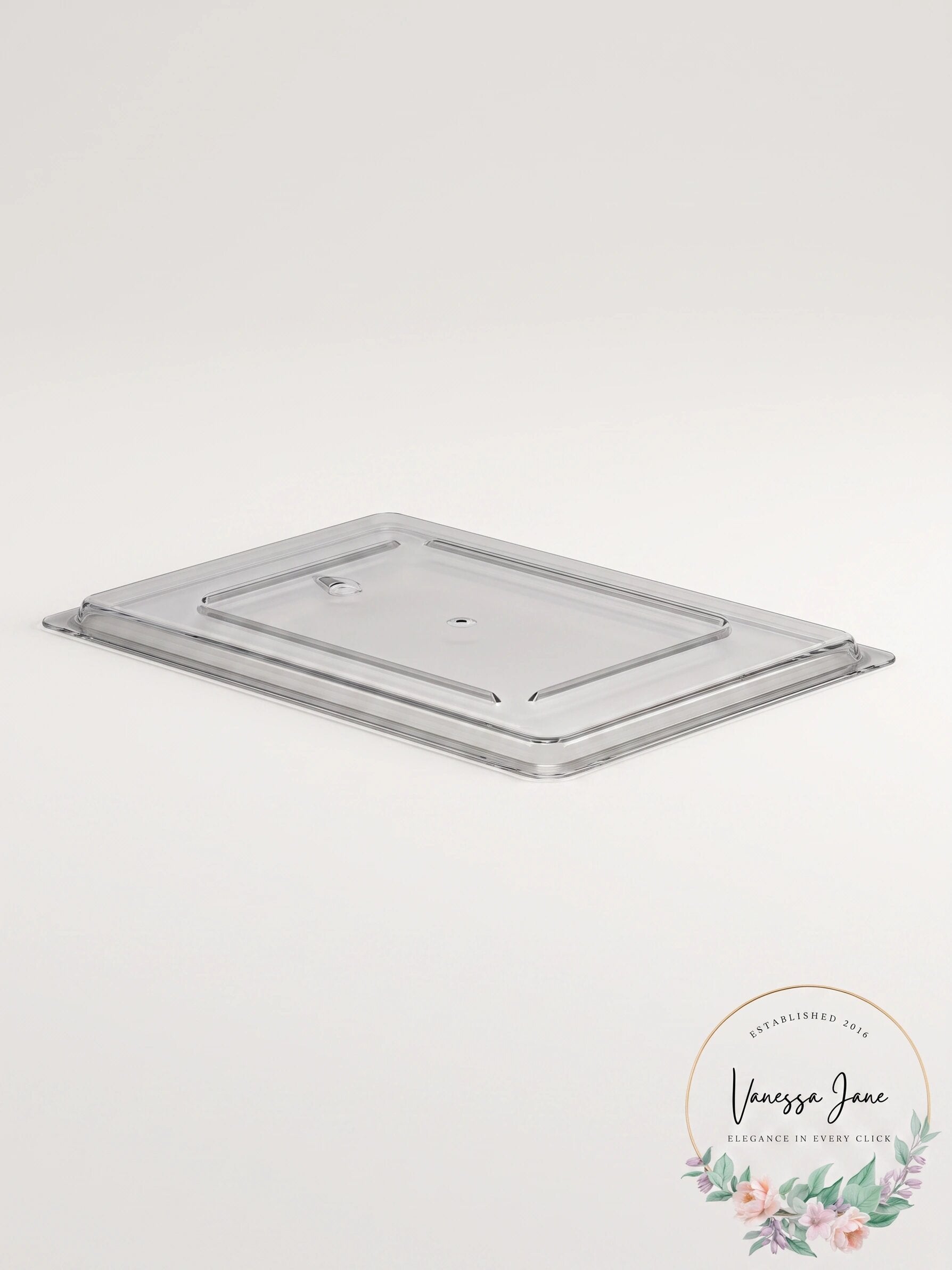 Cambro 1826CCW135 Camwear Clear 18 x 26 Food Box Cover / Lid