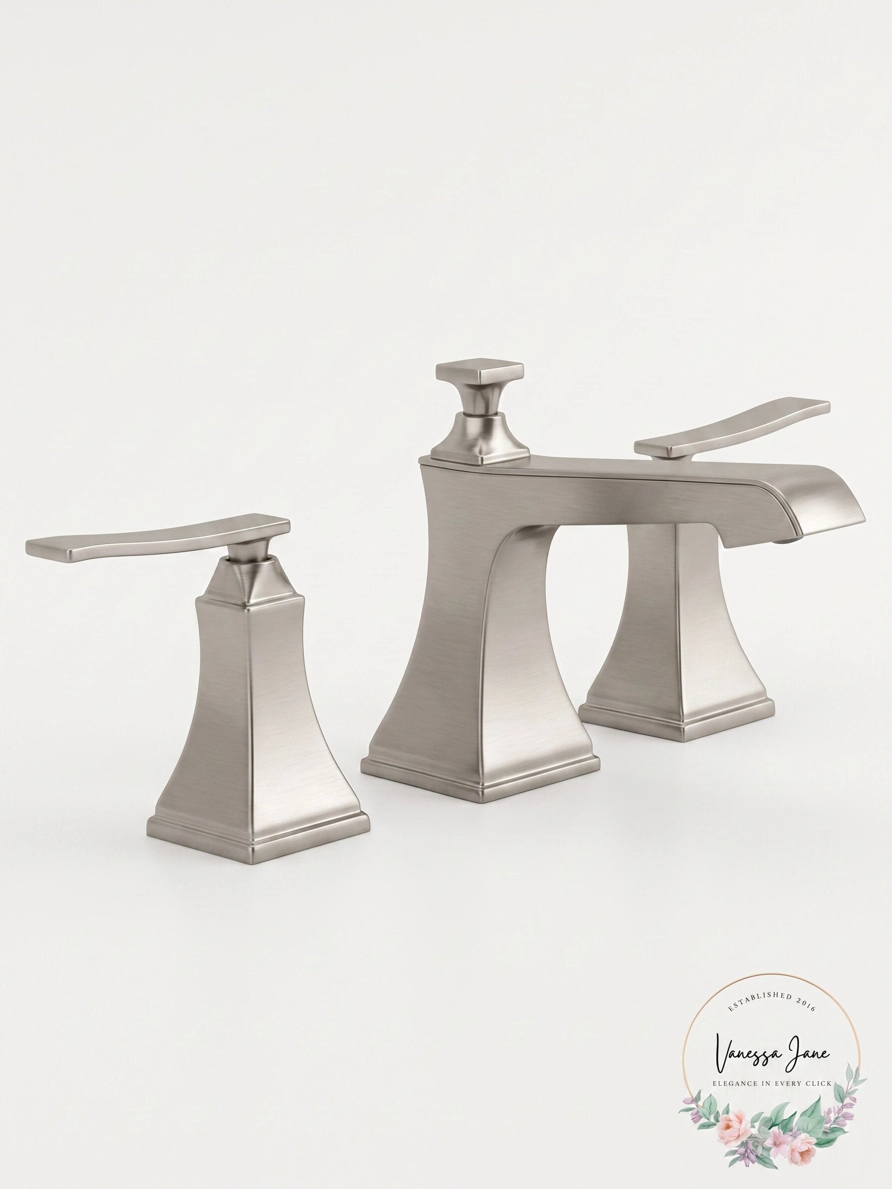 Miseno ML801 Baffi Widespread Bathroom Faucet - Includes Pop-Up Drain Assembly