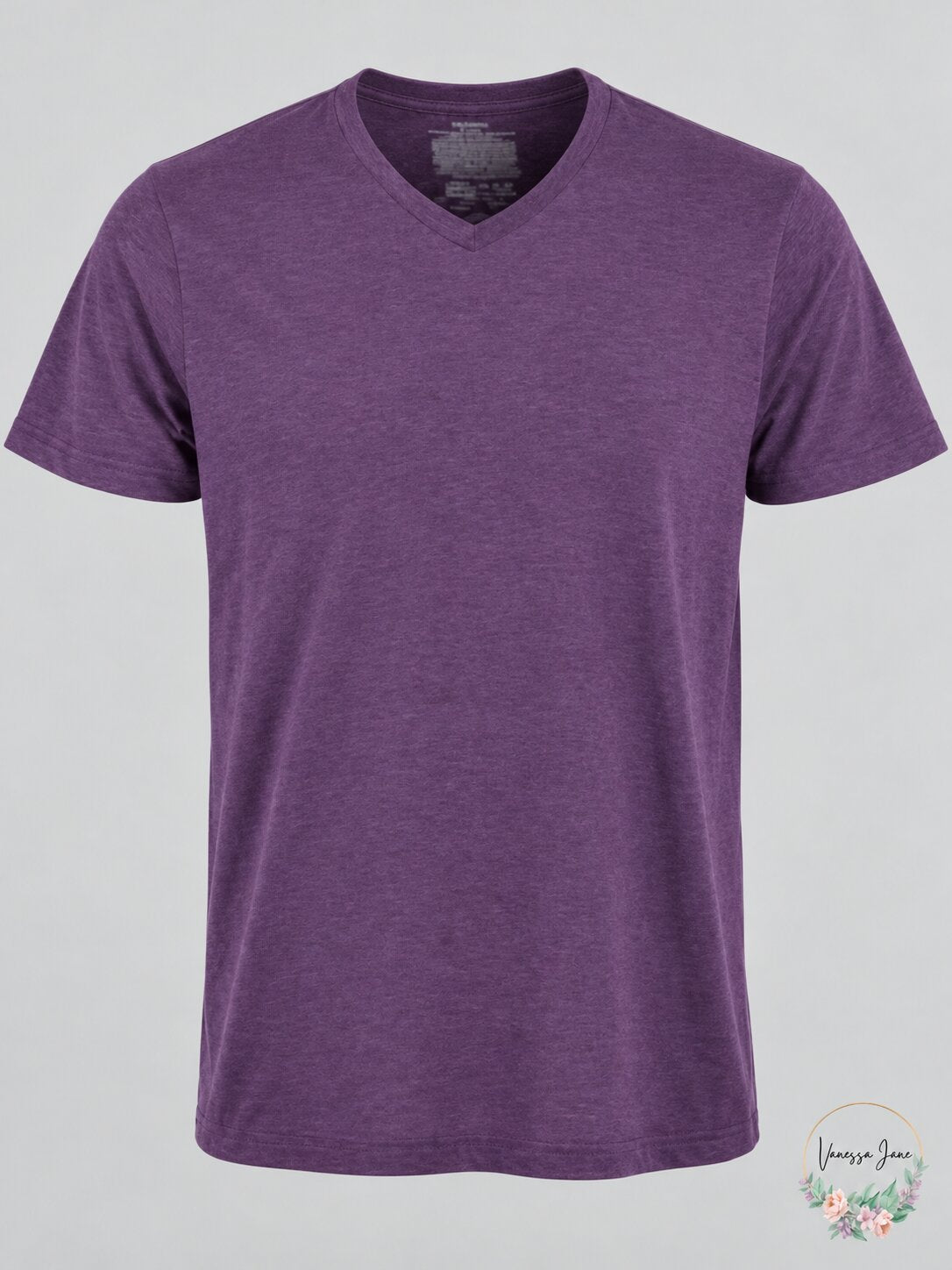 Alfani Mens Cotton V-Neck Heathered Undershirt