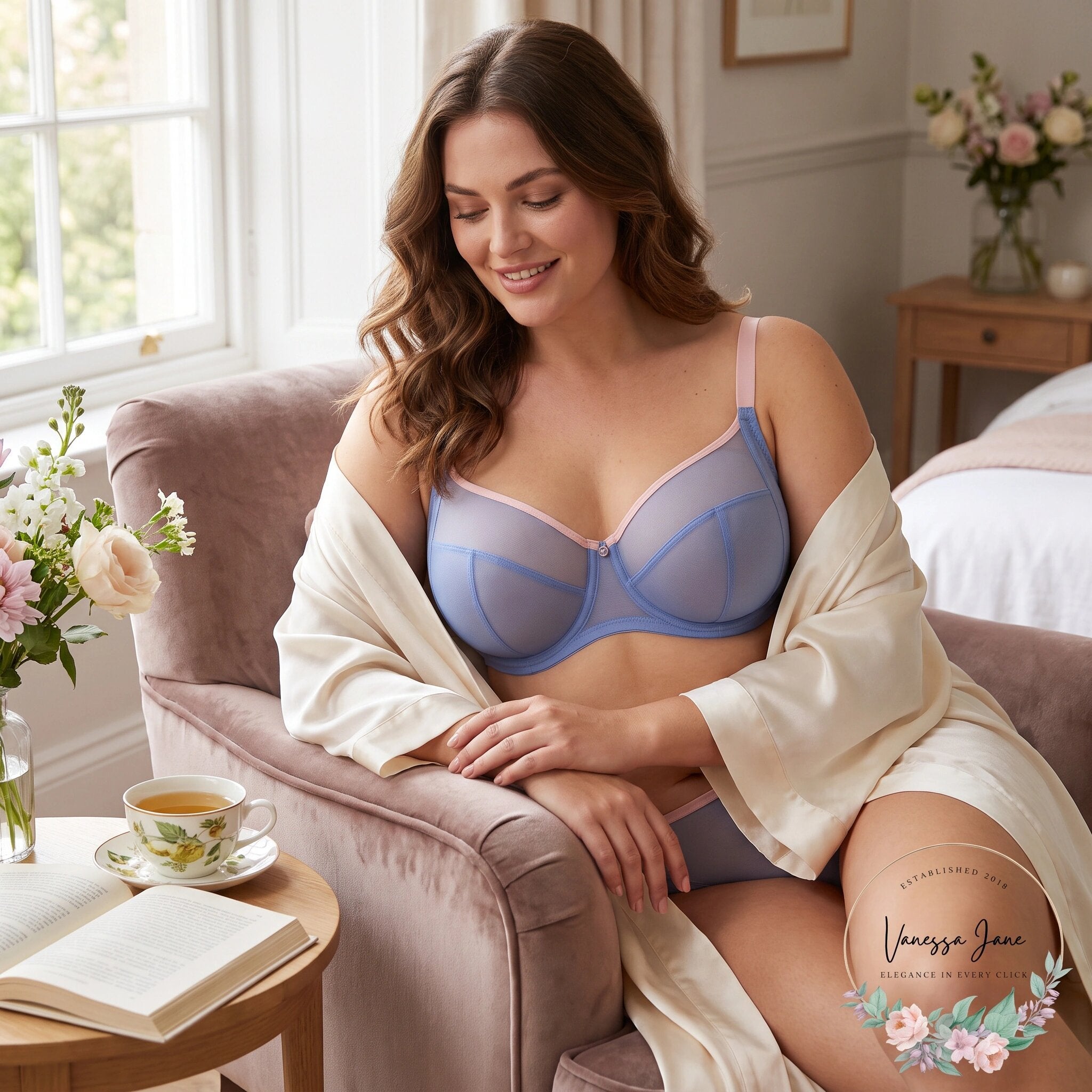 Skarlett Blue Womens Spellbound Full Coverage Underwire Bra -Size 34G