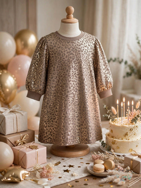 Cotton on Little Girls Angel Long Sleeve Dress