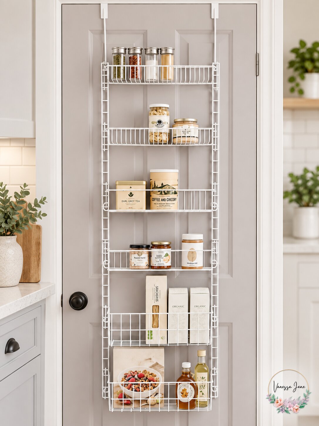 SALT Mounted or Over Door Pantry Organizer