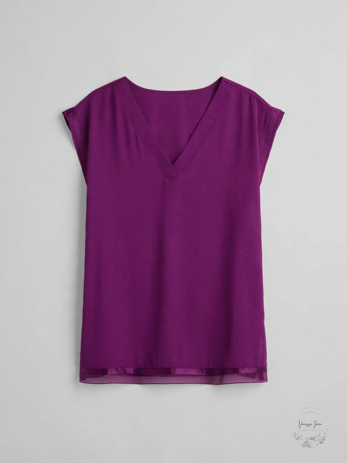 Alfani Womens Knit-Back Cap-Sleeve Top, Fuchsia Pink, Size XL