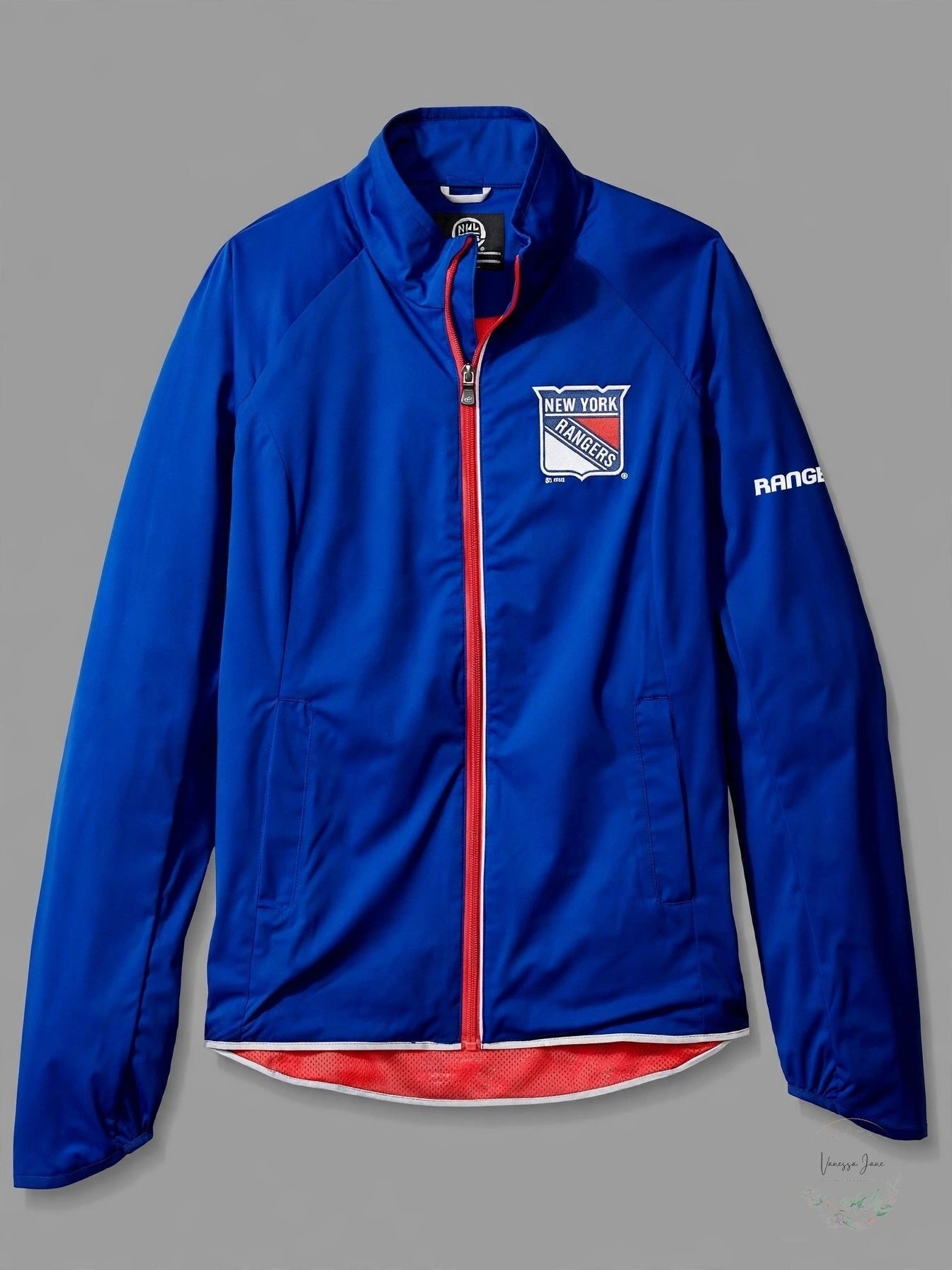 G-III NHL New York Rangers Women's Full-Zip Jacket Blue