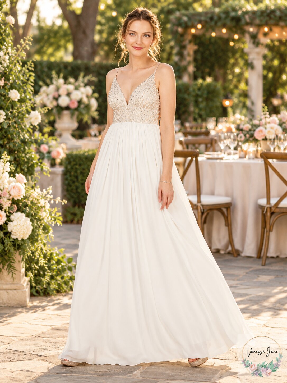 Speechless Juniors Embellished Tulle-Underlay Gown, Size 11