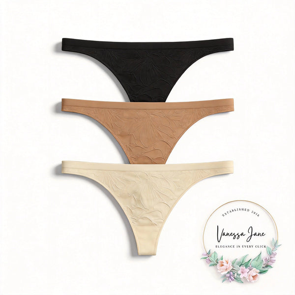 Honeydew Womens Keagan Thong, Pack of 3 , Size Large