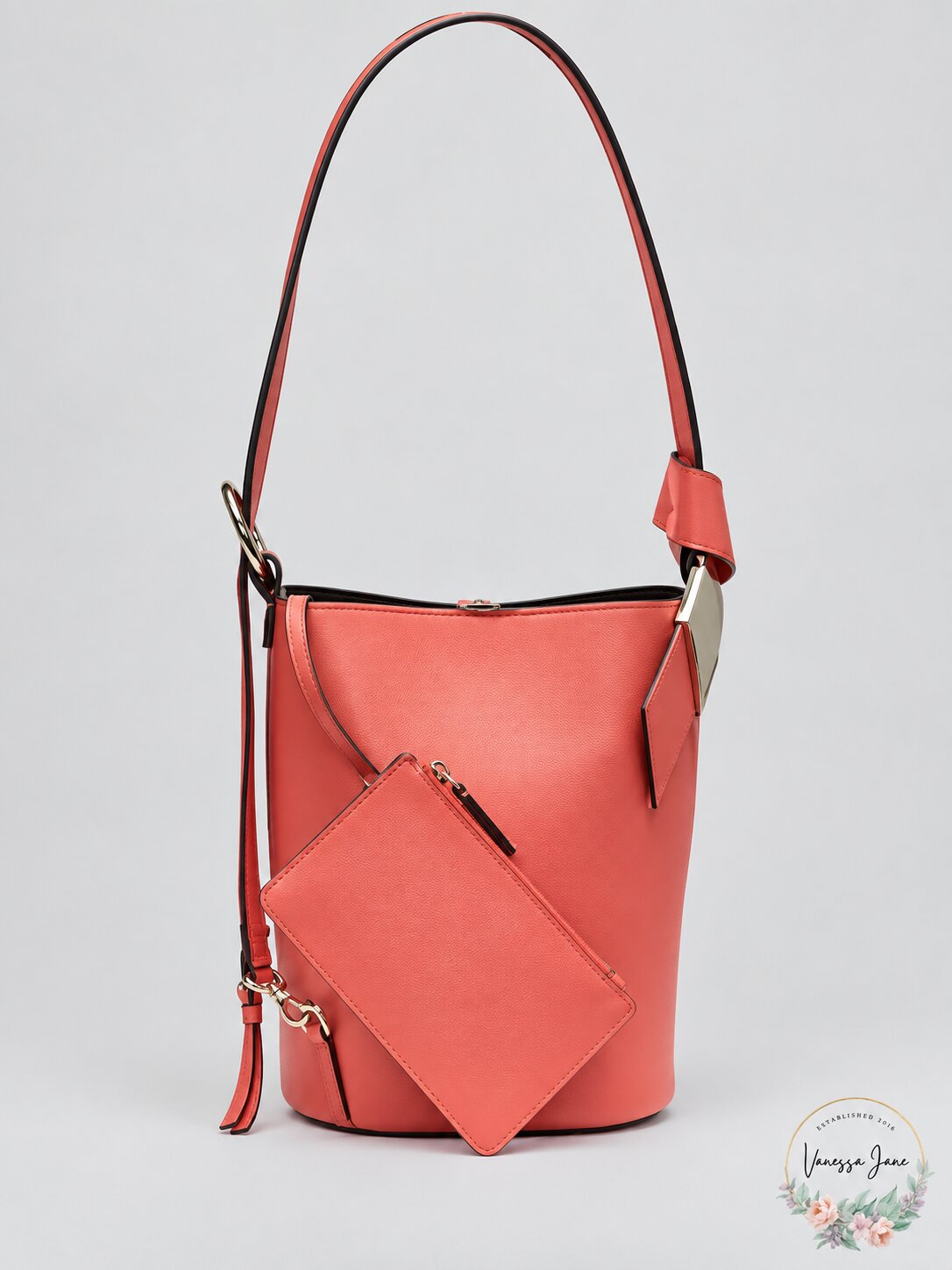Calvin Klein Karsyn Leather Convertible Hobo Backpack
