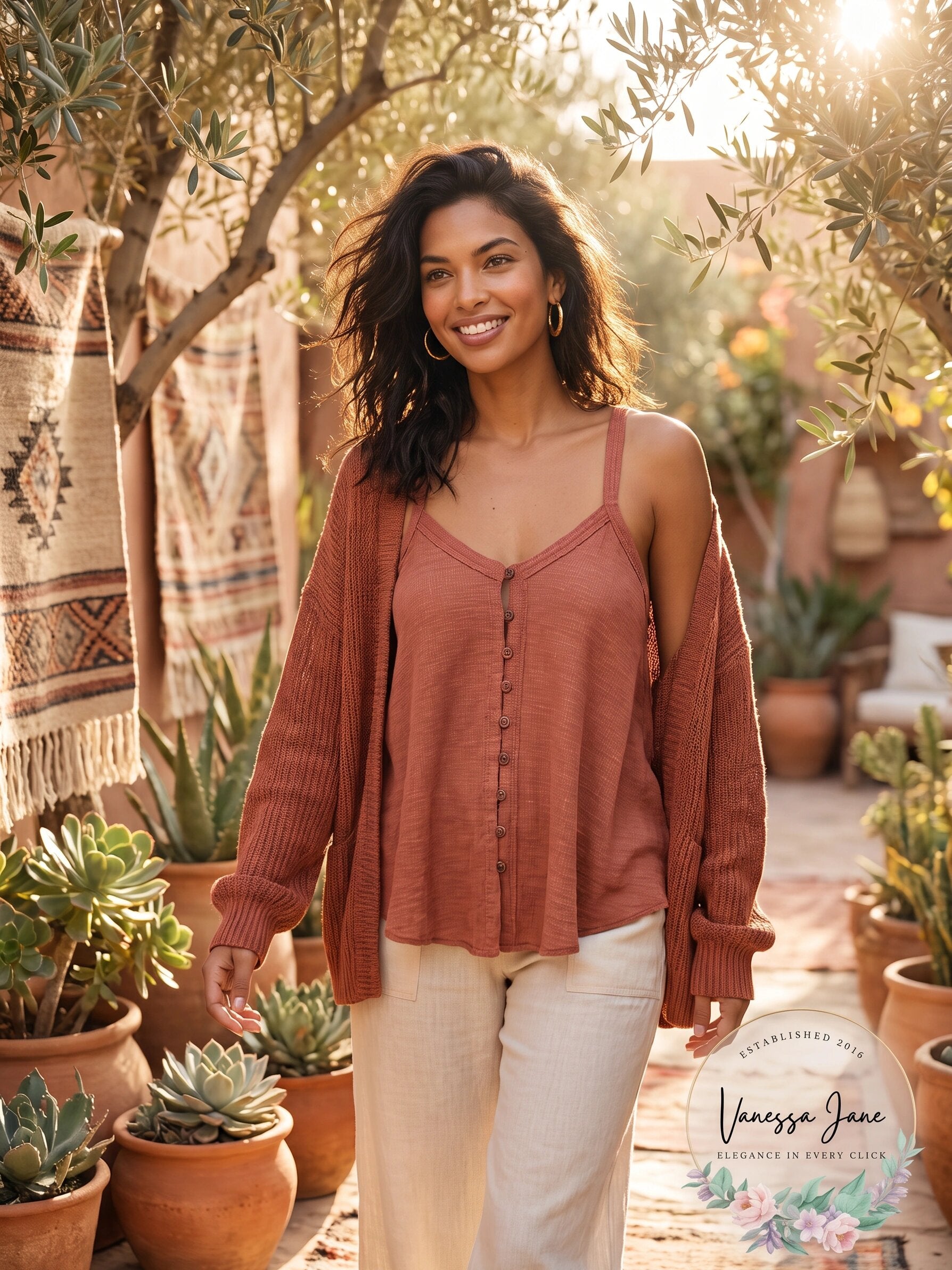 Free People Womens Dream Weaver Tank Top, Brown, Size Small