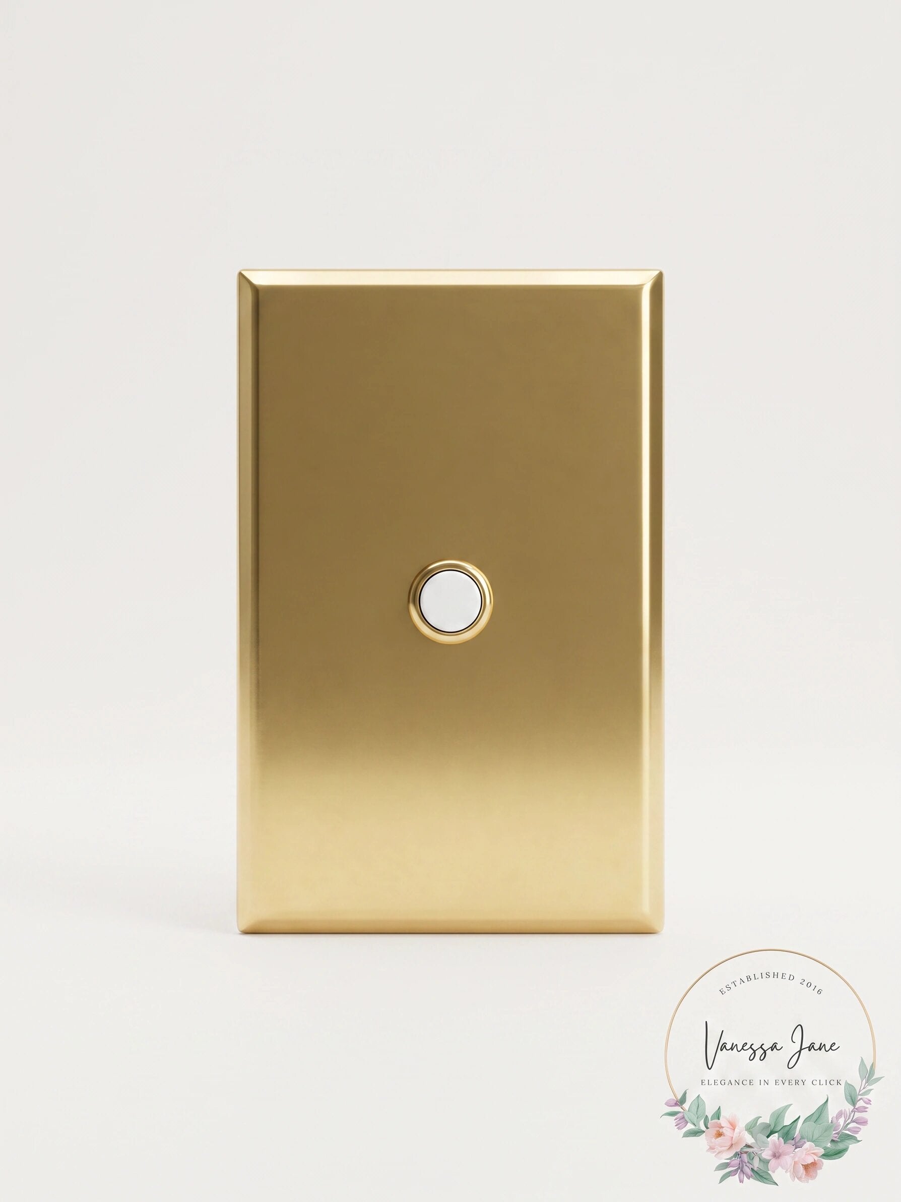 Alno A610-38 Traditional 2-1/4 Long Escutcheon Backplate for Cabinet Knob