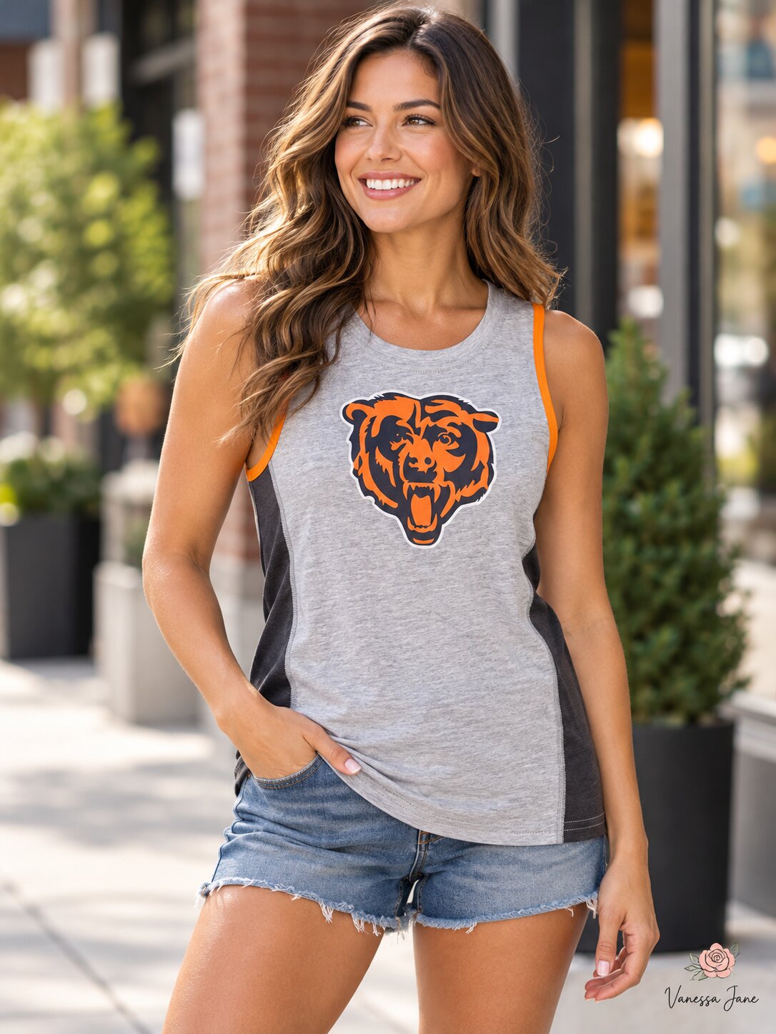 NFL Chicago Bears Youth Fan Gear Tank Top, Medium 10-12