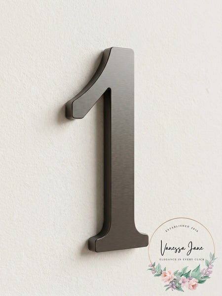 Baldwin Estate House Numbers, Choose Number/Finish