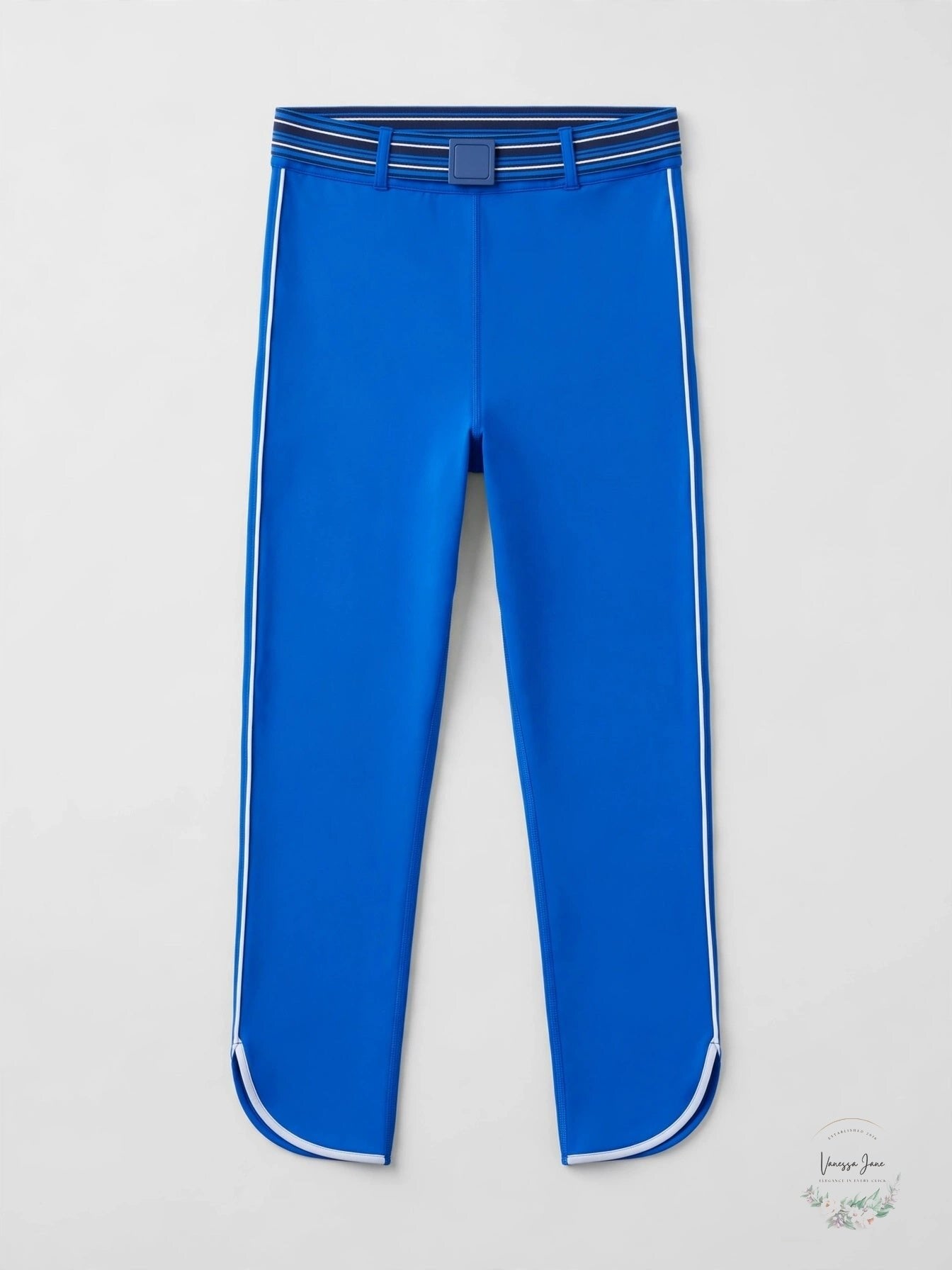 Solid and Striped Ace Belted Crop Leggings, Size Medium