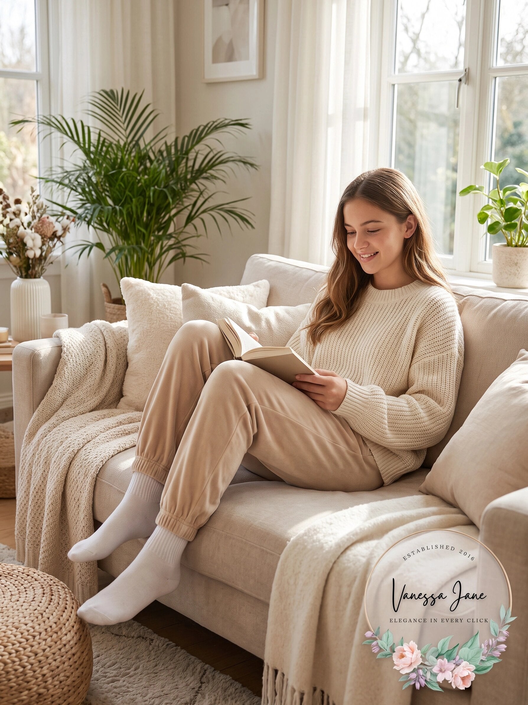 Ideology Girl's Side-Taped Velour Sweatpants