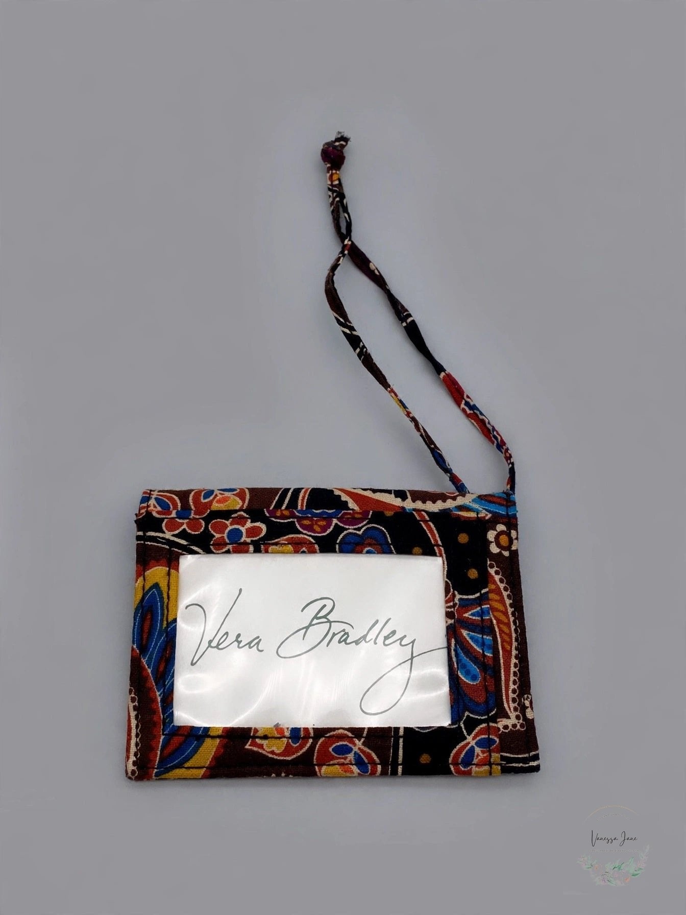 Vera Bradley Kensington Luggage Tag Mini Wallet